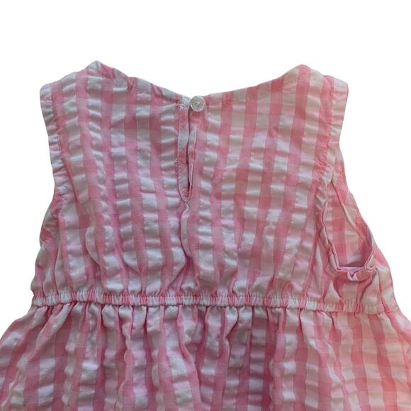 Wonder Nation Pink Gingham and Blue Chambray Dresses - Picture 4 of 8